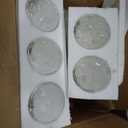 5-Light Contemporary Black Chandelier, Modern Industrial Dining Room Light Fixtures Over Table, Ceiling Hanging Kitchen Island Pendant Lighting Fixtures w/Clear Glass Shade for Entryway Foyer