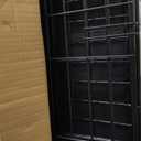 MidWest Homes for Pets 48-Inch iCrate for Extra-Large Breeds, 90-110 lbs, Double Door Folding Dog Crate with Divider Panel, Leak-Proof Tray & Secure Latches, Portable, Durable & Easy to Assemble (Black)