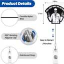 3 x IDK, I Just Take The Pictures Funny Radiology Skeleton Nurse Badge Reel, Cute RT(R) Retractable ID Card Badge Holder, Name Tag Medical Badge Buddy for RN CT MRI RAD Nurse Radiologist X-Ray Tech