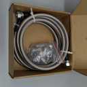 6AN 70" Transmission Oil Cooler Hose Line kit Compatible with 4L60E 4L80E TH350 TH400 200-4R 700R4 C5 Stainless Steel Braided PTFE Hose TR6060