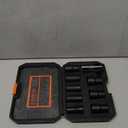 Wheel Lock Removal Kit, 10 Piece Lug Nut Remover, 1/2-Inch-Drive Impact Easy Out Bolt Extractor Socket Set for Removing Damaged, Frozen, Rusted, Rounded-Off Bolts, Nuts & Screws