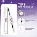GAQQI Lash Cluster Glue, Lash Bond and Seal Waterproof, Bond & Seal Eyelash Glue for Clusters, Eyelash Adhesive Black Long-Lasting 72H, Latex-Free5ml+5ml