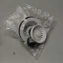 Kraus Kitchen Sink Strainer for 3.5-Inch Drain Openings in White, PST1-WH