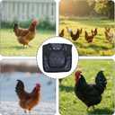 2 x Chicken Saddle for Hens for Protection, 7.48 Inch Comfortable Hen Aprons with Adjustable Strap Chicken Clothes Back & Side Protector Outdoor Poultry Protective Accessories (Blue Gray)