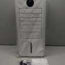 Evaporative Air Swamp Cooler, 22-inch Oscillating Fans that Blow Cold Air, Portable Air Conditioner with Ice Packs, Remote, AC Unit for Indoor, White