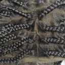 Brinbea 18'' 13x8'' HD Lace Short Braided Wigs for Women Bob Knotless Boho Braided Wigs with Baby Hair Black Box Braid Wig Premium Synthetic Braided Lace Front Wigs