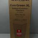 Mueller M-Resin Heavy Duty Tall Planter, Indoor/Outdoor Grande Plant, Tree, Flower Pot, 2-Piece Set, 27.5, Modern Design, Built-in Drainage, Beige