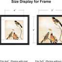 BKABOT 5x5 Picture Frame, Black Metal Photo Frames with HD Glass, Fits 4x4 with Mat or 5 x 5 without Mat, Display for Wall and Table, 1 Pack