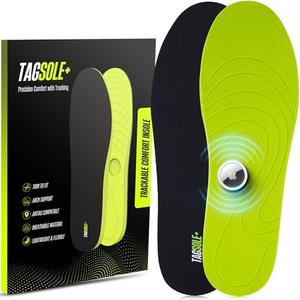 TagSole+ AirTag Shoe Insole - Comfortable & Secure AirTag Shoe Insert for Safety | Airtag Shoe Insole Kids, Elderly & Special Needs – Airtag Hidden Accessory (12-16cm / 4.72-6.30“)