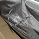 Baby Bassinet Bedside Sleeper Crib with Mattress 5-Level Adjustable Height, Breathable Mesh & Mosquito Net, Portable Folding Travel Cradle with Auto-Lock Wheels Light Grey