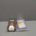 Lerchiyar Snowbaby Wool Acrylic Blend Long Pile Yarn,(Worsted) Warm and Luxurious Fuzzy Yarn for Knitting and Crocheting DIY Hats Scarves Sweaters, 2 * 3.52oz/100g 207yds(04Coffeeand Lavender Purple)