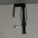 Paper Towel Holder Under Cabinet, Single Hand Operable Wall Mount with Damping Effect, Self-Adhesive or Drilled for Kitchen Bathroom, Black