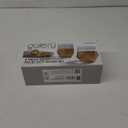 2 Piece 17.7 Oz  GrayFacet Dof Glass Set