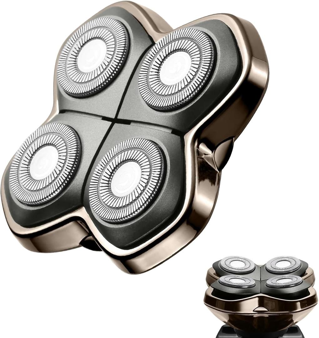 Replacement Blade Shaver PRO 2 Head for Electric Shaver Compatible with Skull Pitbull, Butterfly Kiss PRO & Palm Shavers (1Pack)