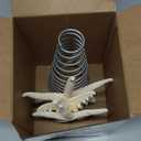 Demissle Coastal Beach Christmas Tree Topper 8 Inch Natural Starfish Tree Topper Conch Star Flower Treetop Decoration Christmas Holiday Decoration for Sea Beach Themed Xmas Home Decor