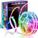 MFWW 100ft IC RGB LED Strip Lights, Multiple Colors on One Line, Segmented DIY Color Changing Lights, App & Remote Control, Music Sync, Dream Color Rainbow Chasing for Bedroom, Party, Home Decor