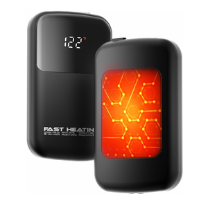Hand Warmers Rechargeable 2 Pack with Gift Box, Portable Electric Hand Warmer with LED Display Battery and Temperature, Fast Heating, for Men, Women, Hunting Camping