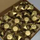 Soulchen 24 Pcs Star Stress Balls 2.2 Inch Inspirational Squeeze Balls Bulk Relief Anxiety Employee Appreciation Awards Foam Mini Motivational Stars for Rewards Bag Filler Party Favors(Gold,Shine)