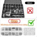 Eyeglass Repair Kit with Screws, Mini Glasses Repair Kit, Eye Glass Repairing Kit with Eyeglass Screws, Silicone Nose Pads, Tweezer, Screwdriver for Eyeglasses,Sunglasses, Magnify Glass and Case
