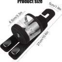 Amelity Multifunctional Car Cup Holder Hook - Seat Back Water Cup Hook (Black)