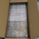 Yieach Clear 3 Tier Slim Rolling Storage Cart with Wheels,6.3W Thin Shelf, Bathroom Storage Cabinet, Skinny Laundry Cart, Narrow Laundry Room Cart Between Washer and Dryer, Skinny Shelves for Small Space (5.1 Inch W)