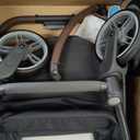 UPPAbaby Cruz V3 Stroller - from Birth + Car Seat Compatible - Full-Size, Reversible Seat - Infant Insert, Bug and Rain Shields Included - Ada - (Sandstone Mlange/Carbon Frame/Chestnut Leather)