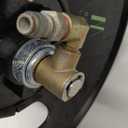 M MINGLE High Pressure Washer Hose Reel 150ft, Heavy Duty Steel Hose Reel, Manual Crank Power Washer Hose Reel with 3/8" Pressure Wash Whip Hose, Swivel Arm and Mounting Bracket, 4000 PSI