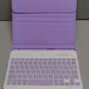 TaIYanG Compatible for iPad Air 11 inch Case with Keyboard for iPad Air 5 2022/iPad Air 4th Gen Keyboard Case with Pencil Holder - Flip Stand Cover for iPad Air 11" M3/M2/iPad 5th 2022/ 4th 2020 (Purple)