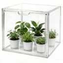 Mini Greenhouse for Indoor, Clear Stackable Green House with Magnetic Waterproof Door for Small Plants