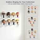 Small Acrylic Wall Shelves – 2" Clear Floating Display Stand for Funko Pop