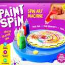 Dan&Darci Paint Spin Art Machine Kit for Kids - Arts & Crafts for Boys, Girls - Art Craft Set Christmas Gift for 6-9 Year Old Boy, Girl - Painting Spinner Toys - Birthday Gift Ideas for Ages 6-12 Year