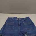 Sidefeel Women's Jean Shorts High Waisted Tummy Control Stretchy Summer Denim Shorts Size 10