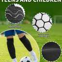 Soccer Shin Guards for Youth & Adult with Honeycomb Compression Sleeve, Breathable Lightweight Shin Pads with Non-Slip Silicone Strips, Impact Protection for Soccer Football, Small