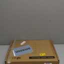 WALI Floating TV Shelf, 2 Tier Glass Projector Shelf for DVD Players, Routers, Game Consoles, Cable Boxes, Living Room Decor, Wall Mount Shelves Hold Up to 17.6lbs (CS202B), 2-Shelf, Black