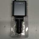 LISEN Retractable Car Charger, for Valentine's Day Gifts for Him Her, 69W Cars Adapter USB C Fast Charger for iPhone 17 15 11, Car Accessories Gadgets for Men, Anniversary Birthday Gifts for Men Women (Grey)