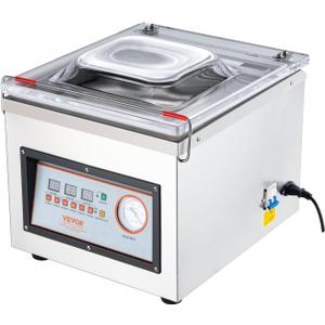 VEVOR Chamber Vacuum Sealer DZ-260C Kitchen Food Chamber Vacuum Sealer, 110V Packaging Machine Sealer for Food Saver, Home, Commercial Using (12in 180w)