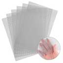6 Pack 128 Inch Wire Mesh Screen, 20 Mesh Stainless Steel Mesh, Sturdy No Rust Metal Mesh Screen for DIY Projects, Cage, Vent, Garden, Window Screen, Filter Mesh