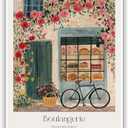 HGHGLX Coffee Bar Wall Decor Bread Kitchen Wall Art Decor Cozy French Boulangerie Art Print Charming Pink Watercolor Poster 12x16 Inch UnFramed for Living Room Aesthetic Home Decor Bedroom Decoration (16L" x 12W")