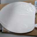Bemis 170 Durable Plastic Toilet Seat, Elongated, White