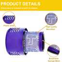 Vacuum Cleaner Filters Replacement Parts Compatible with filter Part for Cyclone,Absolute,Animal,Total Clean,Motorhead Accessories