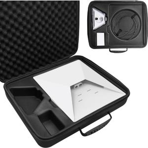 Starlink Mini Waterproof Travel Case, Hard Shell Portable Storage Case with Anti-Collision Foam Inside, Easy to Travel and Carry (Black)
