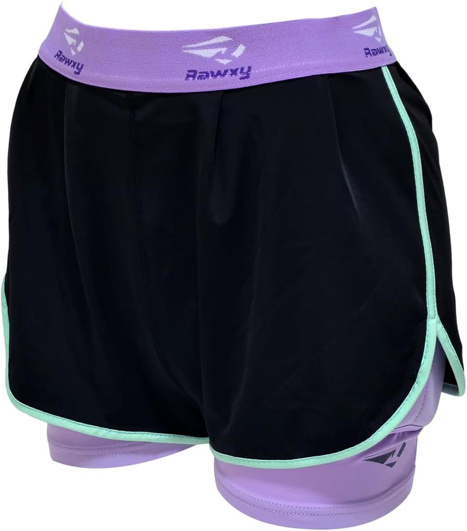 Women Girl Bumsaver Padded Shorts for Skateboarding, Roller Skating, Roller Derby, Inline Skating, Snowboarding and Skiing, Small