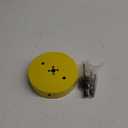 6 inch Hole Saw Blade for Cornhole Boards Corn Hole Drilling Cutter 152mm in Diameter BI-Metal Heavy Duty Steel & Hex Shank Drill Bit Adapter by STARVAST for Cornhole Game, Home Improvement (Yellow)