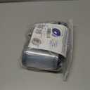 BARKLESS Inflatable Dog Cone, Soft Dog Donut Collar After Surgery, 2-in-1 Inflatable Collar with Detachable Anti-Licking Shield, Patented Donut Cone to Stop Licking Wounds (M (Neck: 8"-11"), Grey)