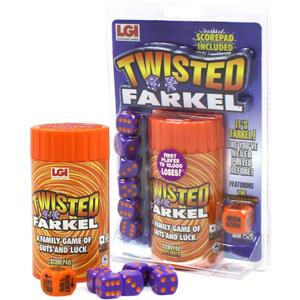 Legendary Twisted Farkel Dice Game for Adults & Families - The Classic Dice Game with a Wild Twist - Fun Party Game & Travel Games - Great Games for Adults & Kids Ages 8+