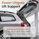 Pair Rear Power Tailgate Lift Support Struts for 2021-2022 Toyota Sienna