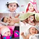 Giant Innovative Set of 6 Cute baby Poster for Pregnant Women Room Decor, GI01 Multicolour, 12 x 18 Inch- BIG Size