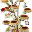 Talking Tables Alice in Wonderland Cupcake Cake Stand Mad Hatter Tea Party Decorations Mother's Day Party Decor Reusable Cakestand Table Centrepiece Afternoon Tea Onederland 1st Birthday Baby Shower