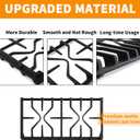 Upgraded WB31X27151 WB31X24736 Stove Grate Replacement for GE Stove Parts 19.6 x 10 Cast Iron Range Grate GE Range Surface Burner Grate General Electric Gas Cooktop Side Grate Rack