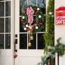 Christmas Bells Vintage Hanging Decorative: Gold Bells Decor with Jute Hanging Rope - Metal Cow Bells Christmas Decor for Christmas Wreath Garland Tree Wedding Party Door Staircase Railings (Glossy Gold - 4 Bells Set)